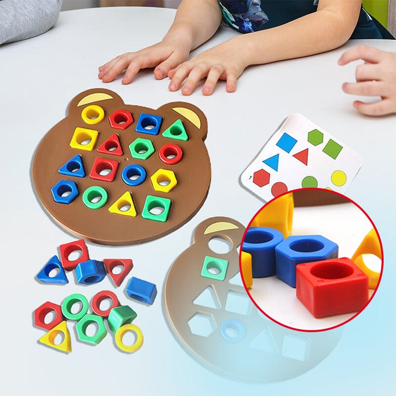 Kletshuts™ MatchingToy - Vorm Bijpassende Spel