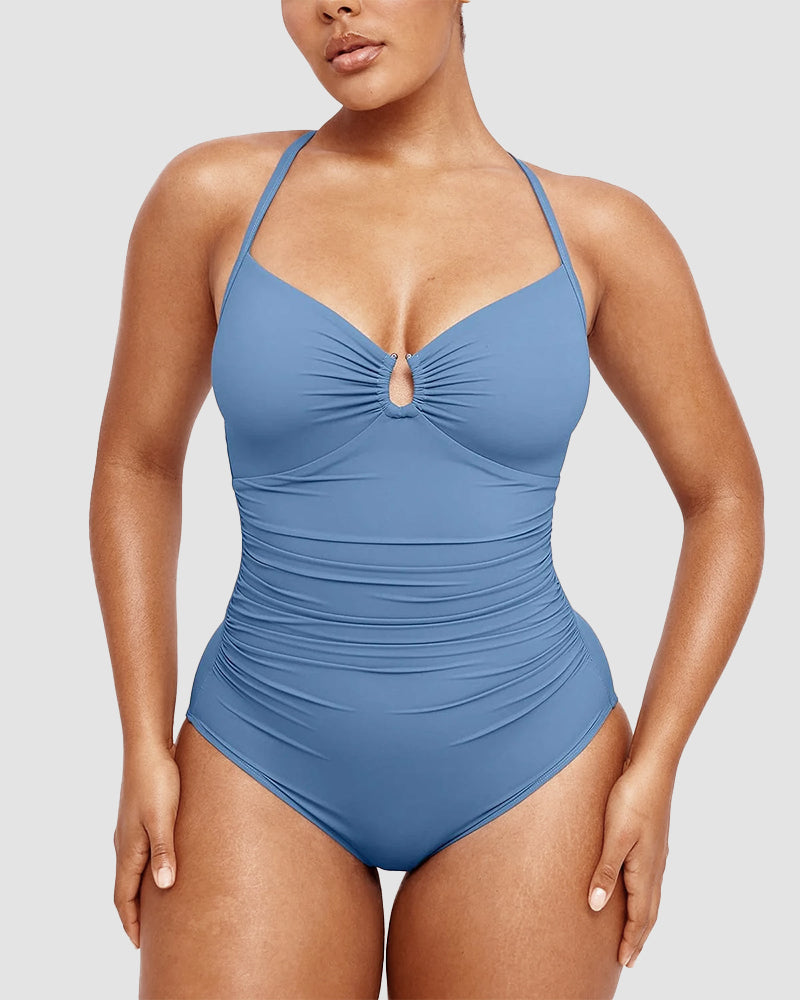 Icone™ ShapingSwimsuit: Elegant Kruisbandjes Op De Rug Vormend Zwempak