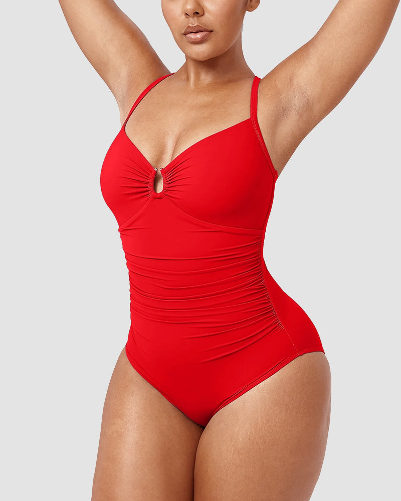 Icone™ ShapingSwimsuit: Elegant Kruisbandjes Op De Rug Vormend Zwempak