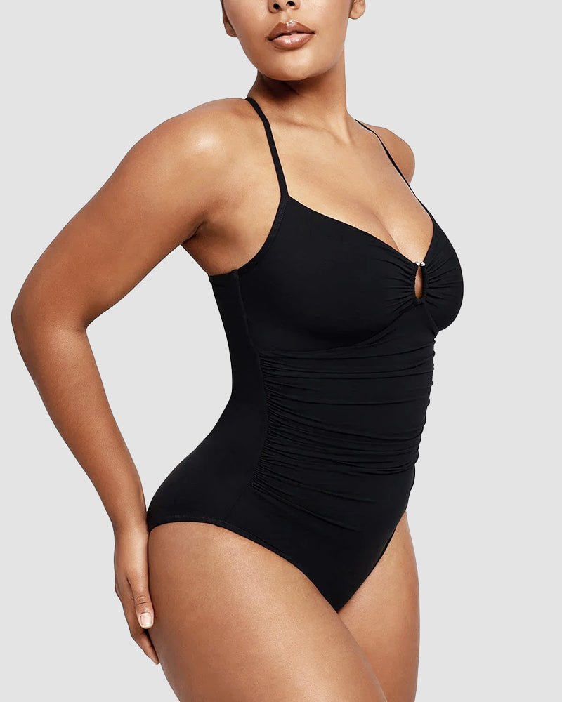Icone™ ShapingSwimsuit: Elegant Kruisbandjes Op De Rug Vormend Zwempak