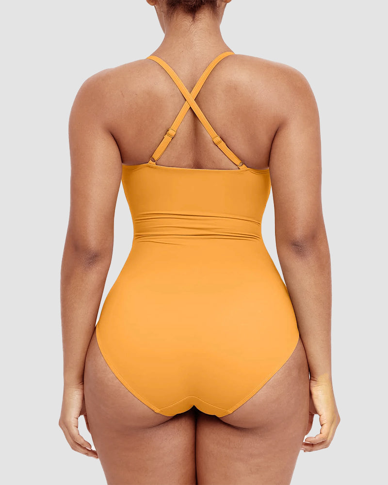 Icone™ ShapingSwimsuit: Elegant Kruisbandjes Op De Rug Vormend Zwempak