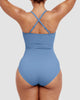 Icone™ ShapingSwimsuit: Elegant Kruisbandjes Op De Rug Vormend Zwempak