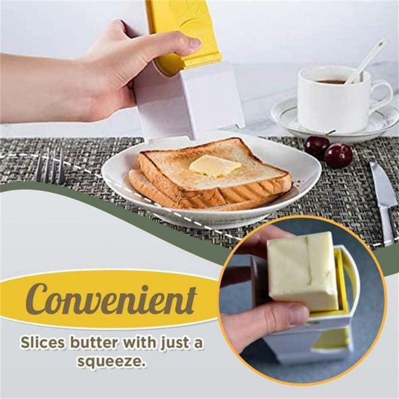 Globetrek° ButterSlicer: Gemakkelijk Eén Klik Boter Snijmachine Keuken Gereedschap