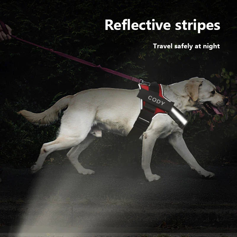 DogFri™ DogHarness: Niet-trekkend Ademend Hond Harnas