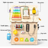 Kletshuts™ BusyHouse: Multifunctioneel Montessori Houten Druk Huis