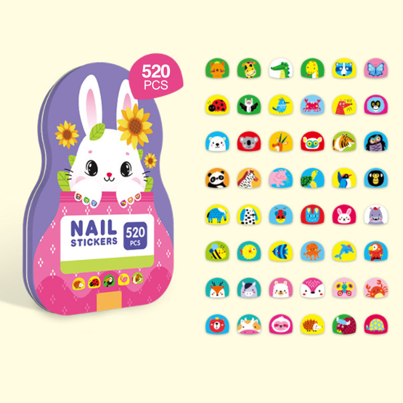 Kletshuts™ NailStickers: Kinderen Nagel Kunst Stickers Decoratie Kit