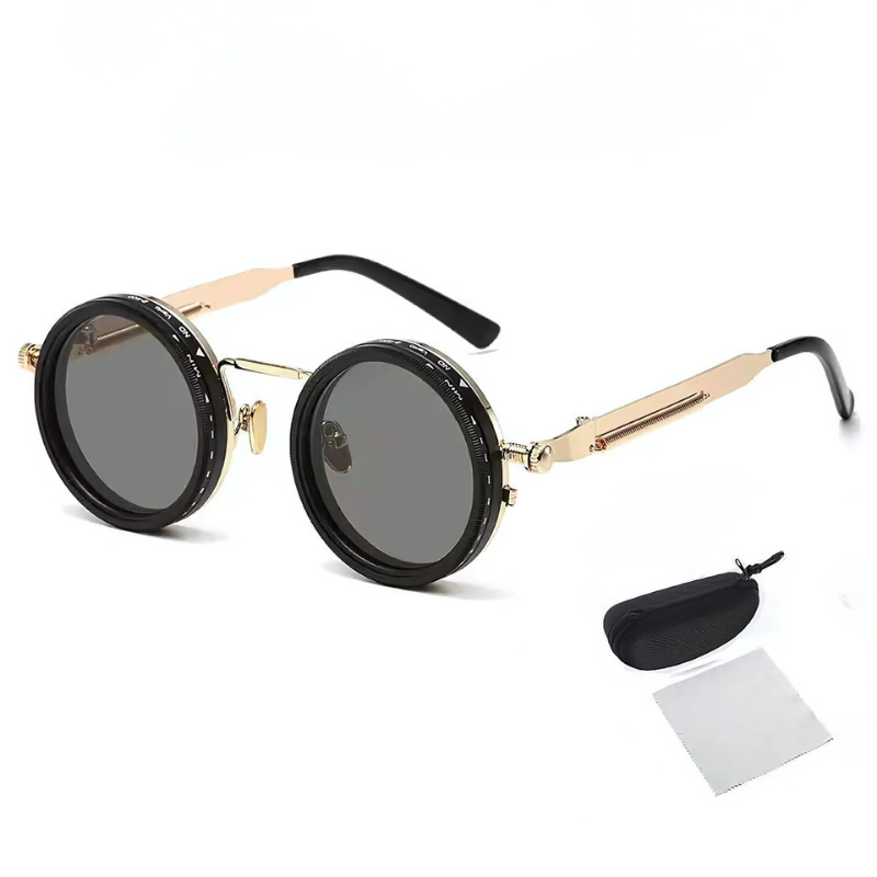 AdjustableSunglass: Fel Tot Weinig Licht Verstelbare Dimmende Zonnebril Met Etui