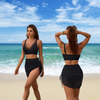 Icone™ BikiniSet: Comfortabele En Stijlvolle Mesh Zwemkleding 2-Delige Set