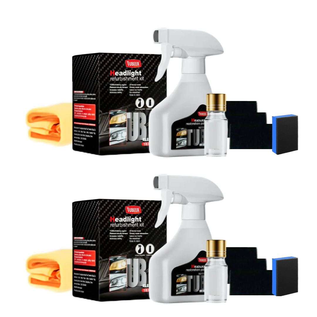 HeadlightSpray 1+1 GRATIS: Eenvoudig Te Gebruiken Autokoplamp Reinigings Spray Set