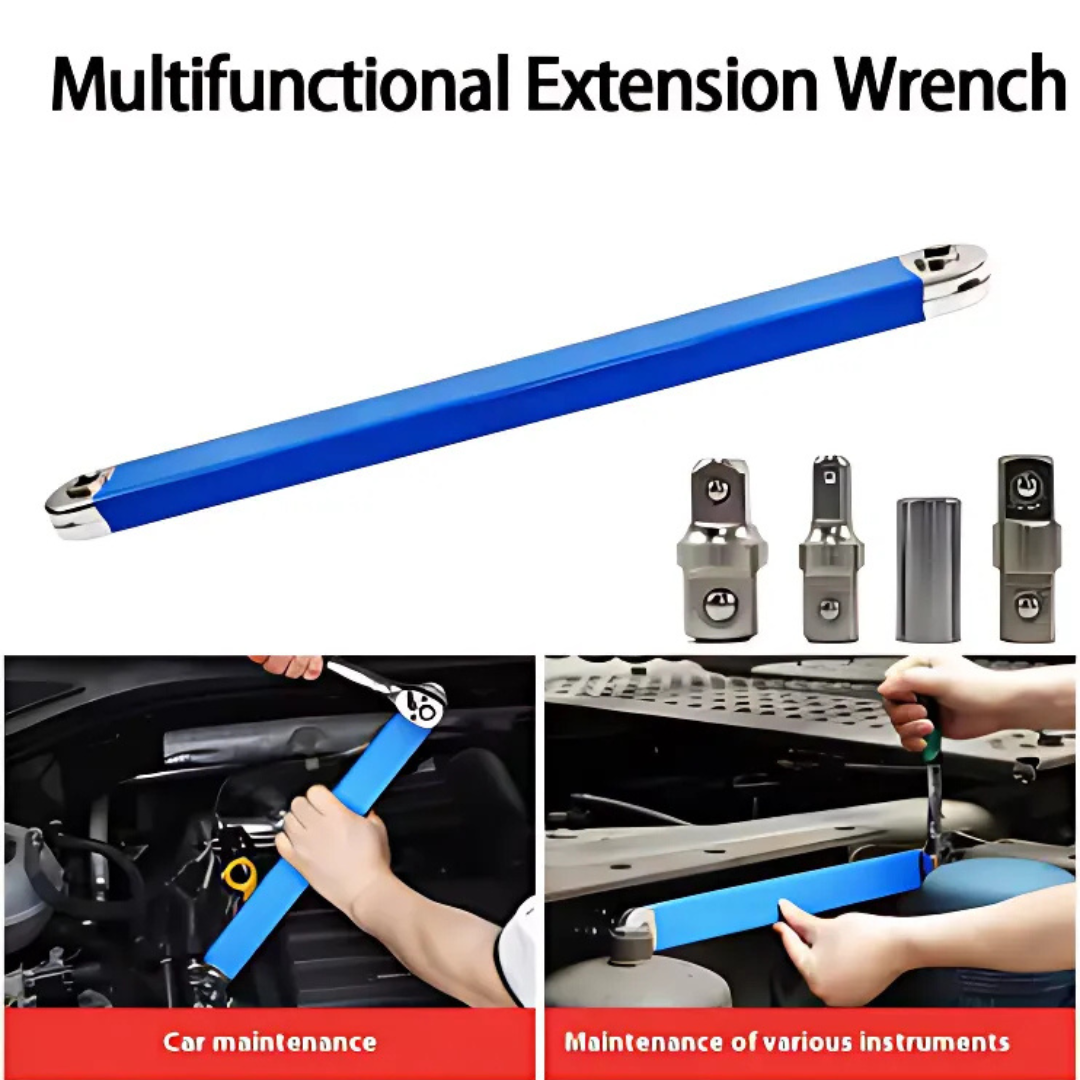 ExtensionWrench: Dubbele Kop Ontwerp Offset Verlengingssleutel Reparatiegereedschap