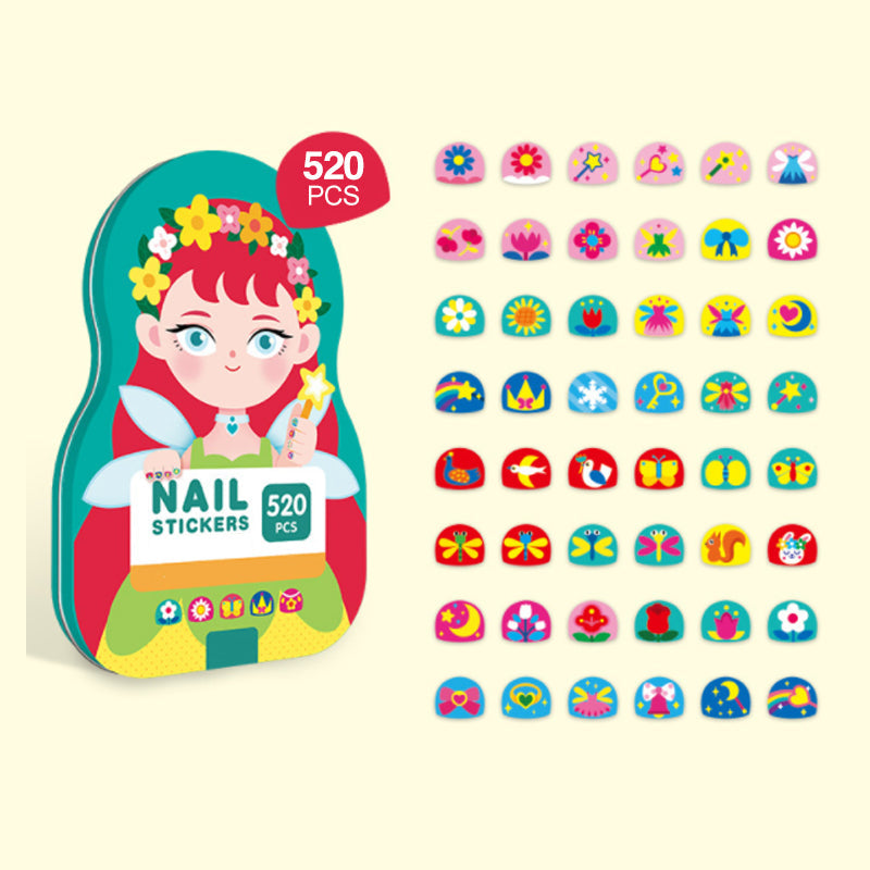 Kletshuts™ NailStickers: Kinderen Nagel Kunst Stickers Decoratie Kit