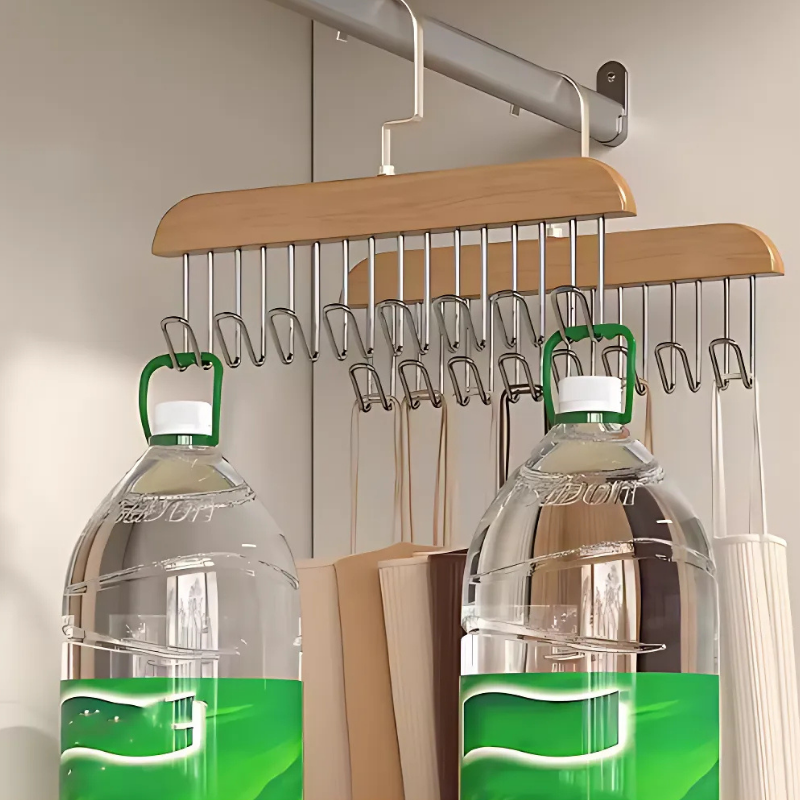 GlideHold® ClosetHanger 1+1 GRATIS: Duurzaam Ruimtebesparend Veelzijdig Klerenhanger