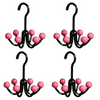 GlideHold® HangerHooks: 360° Draaibare 6-Klauw Haken Kastorganizer Hanger
