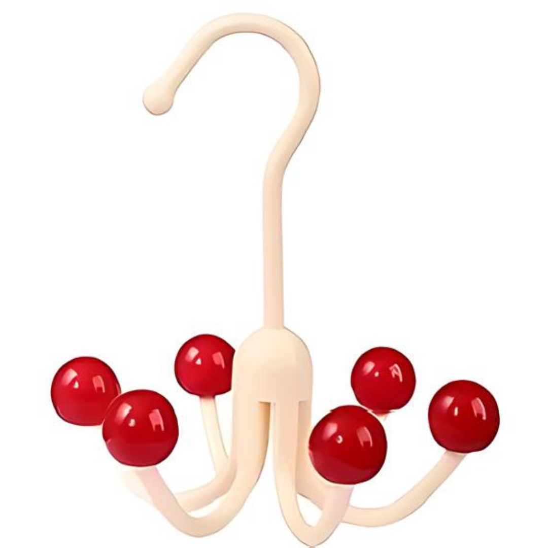 GlideHold® HangerHooks: 360° Draaibare 6-Klauw Haken Kastorganizer Hanger