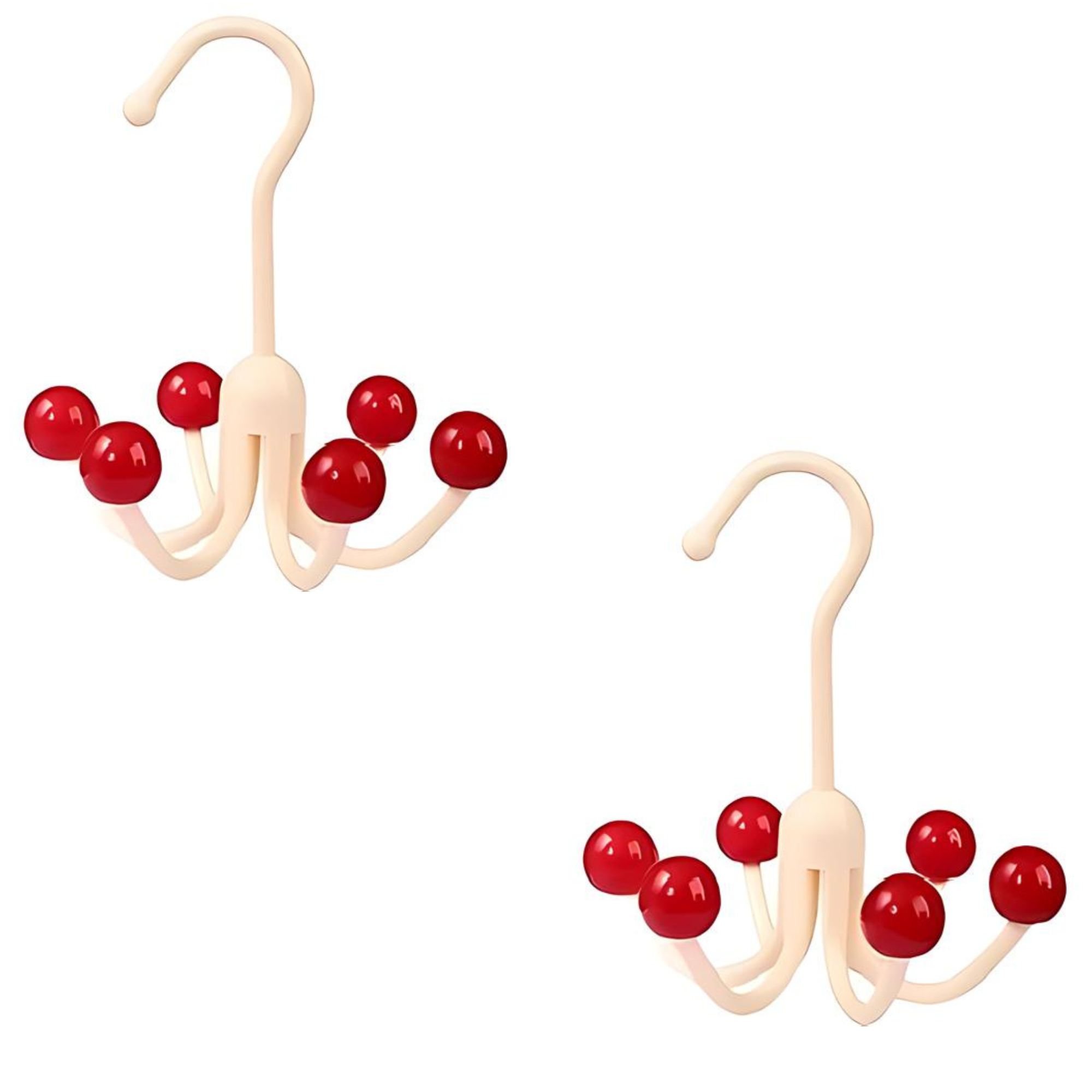 GlideHold® HangerHooks: 360° Draaibare 6-Klauw Haken Kastorganizer Hanger