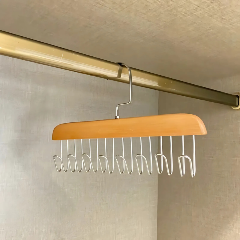 GlideHold® ClosetHanger 1+1 GRATIS: Duurzaam Ruimtebesparend Veelzijdig Klerenhanger