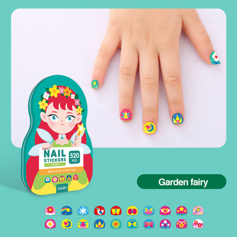 Kletshuts™ NailStickers: Kinderen Nagel Kunst Stickers Decoratie Kit