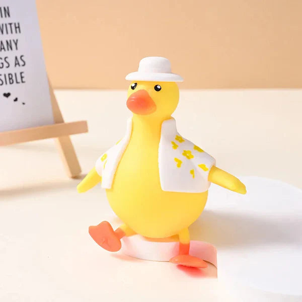 Kletshuts™ SqueezeDuck: Squishy Eend Stress Verlicht Speelgoed