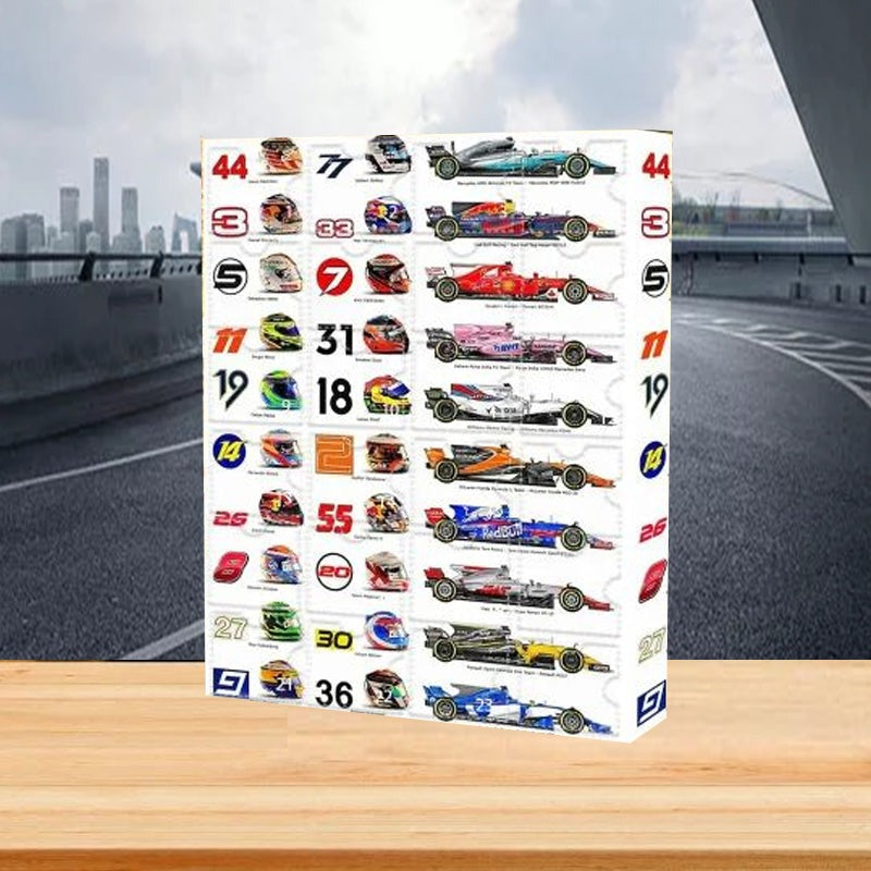 RacingCalendar - Formule 1 Racing Wagens Advent Kalender