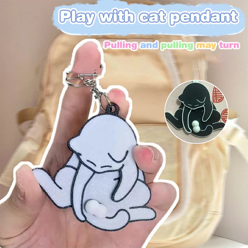 CatKeychain 1+1 GRATIS: Grappig Speels Uniek Kat Sleutelhanger Accessoire