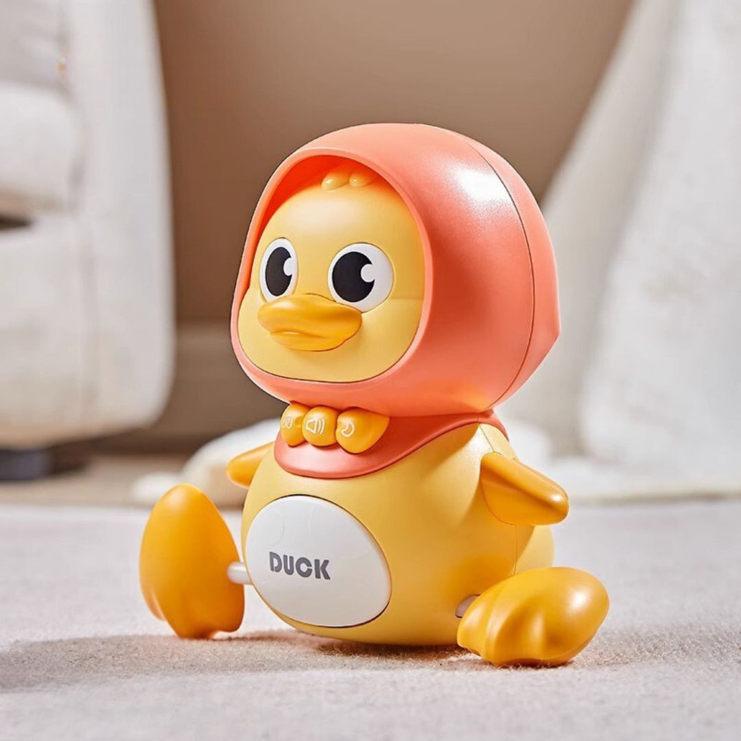 Kletshuts™ WalkingDuck: Interactief Schattig Lopen Eend Baby Speelgoed