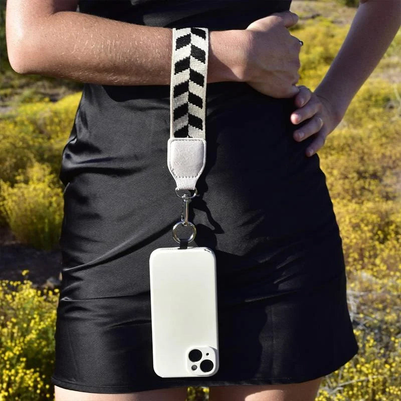 Icone™ PhoneStrap: Verstelbare Crossbody Telefoonriem met Pouch