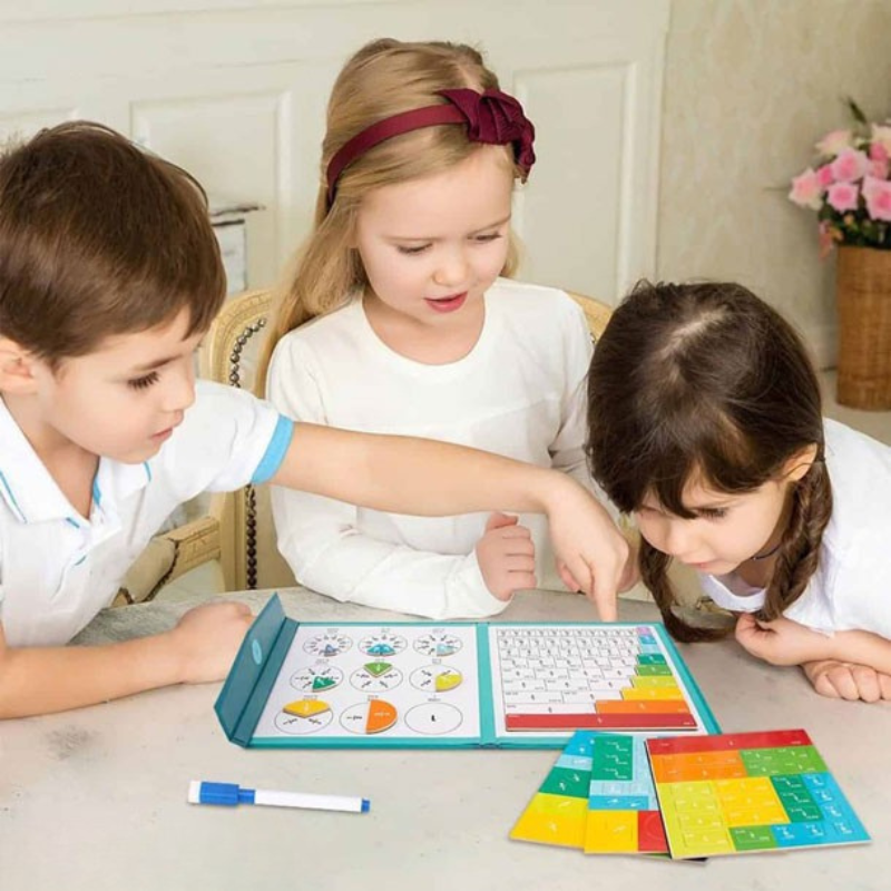 Kletshuts™ MathGame: Educatief Magnetisch Kinderen Wiskunde Puzzel Spel