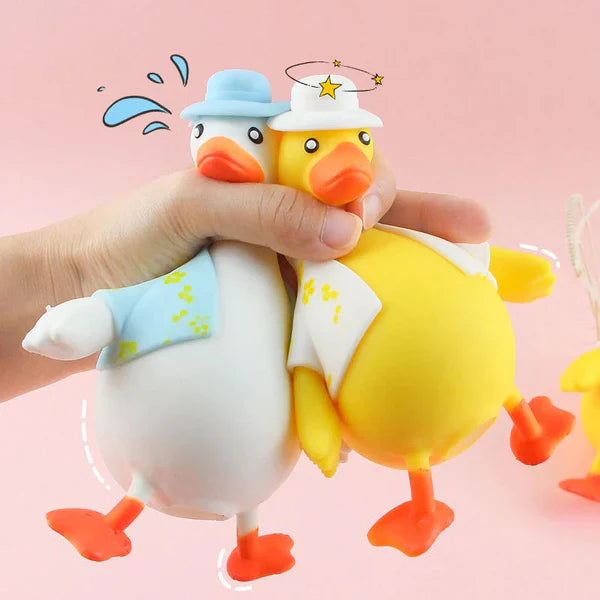 Kletshuts™ SqueezeDuck: Squishy Eend Stress Verlicht Speelgoed