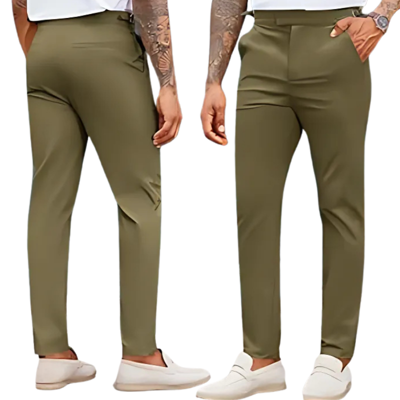 Icone™ AdjustablePants: Slim Fit Heren Verstelbare Broek