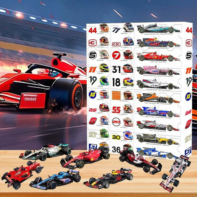 RacingCalendar - Formule 1 Racing Wagens Advent Kalender