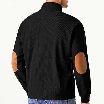 Icone™ CorduroySweatshirt: Ongedwongen Lange Mouwen Corduroy Sweatshirt