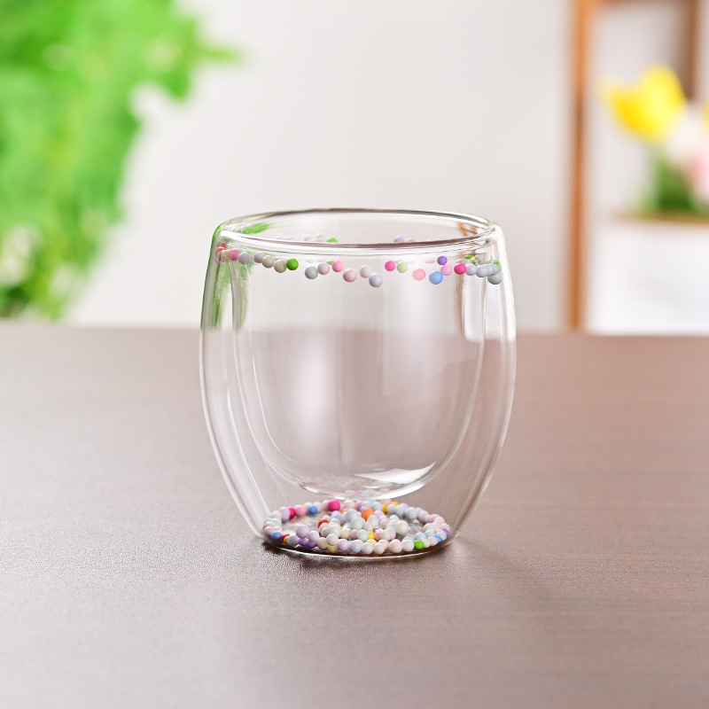 CrystalMug - Dubbel Gelaagd Creatief Glas Mokken