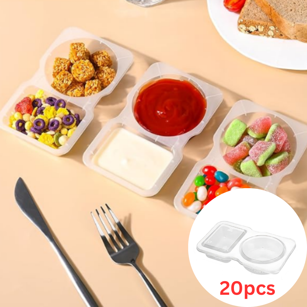 Globetrek° FoodContainer: Duaal Compartimenten Voedselopslagcontainer