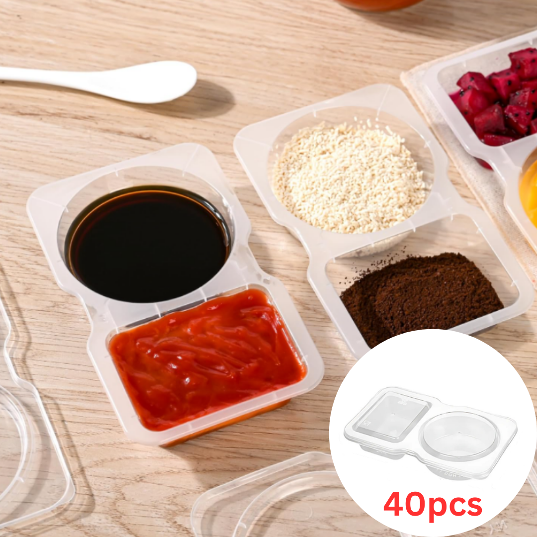 Globetrek° FoodContainer: Duaal Compartimenten Voedselopslagcontainer