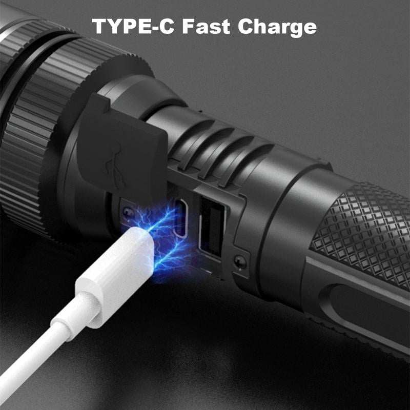 Ledsen™ AdjustableFlashlight: Ultraheldere Oplaadbare Zaklamp Met Verstelbare Bundel