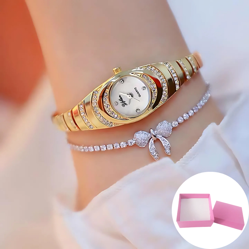 Jewelance™ ElegantWatch: Elegante Moderne Dameshorloge Met Cadeau Doos
