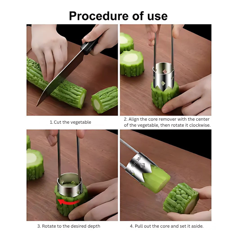 Globetrek° SeedRemover 1+1 GRATIS: Scherp Fruit En Groentezaad En Kernverwijderaar