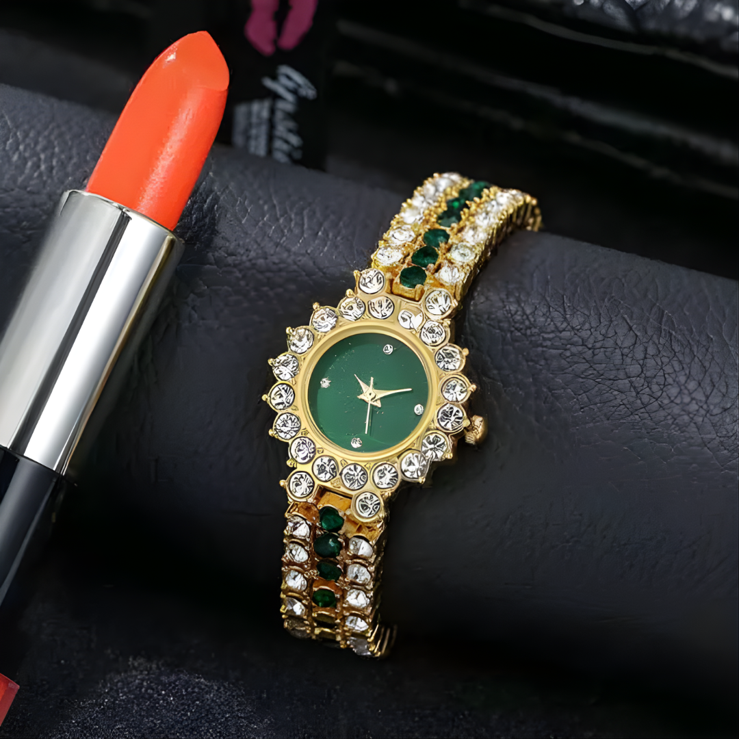 Jewelance™ JewelrySet: Mode Luxe Smaragd Groen Sieraden Set Cadeau Doos