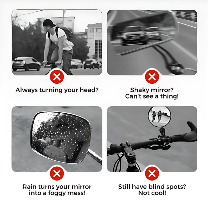RearviewMirror: Fietsen En Motorfietsen 360° Verstelbare Achteruitkijkspiegels