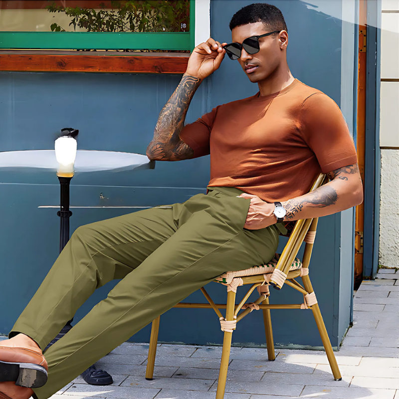 Icone™ AdjustablePants: Slim Fit Heren Verstelbare Broek