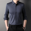 Icone™ StretchLongsleeve: Heren Kreukvrij Stretch Longsleeve