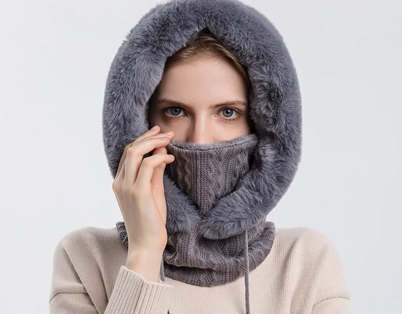 Icone™ Winter Bontmuts Sjaal Masker