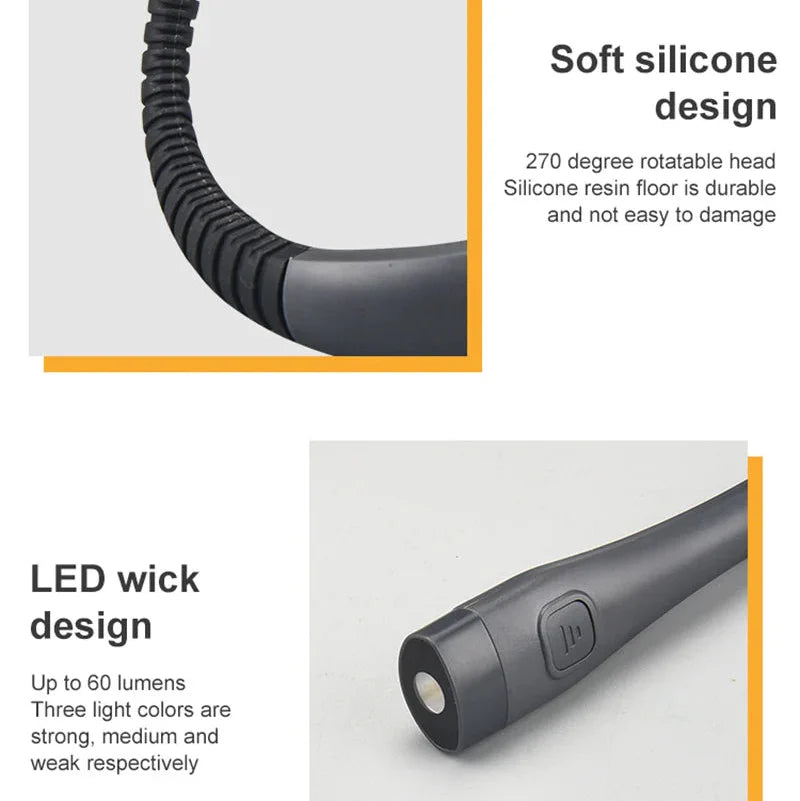 Ledsen™ ReadingLamp: Oplaadbare LED Nek Licht Flexibele Lees Lamp