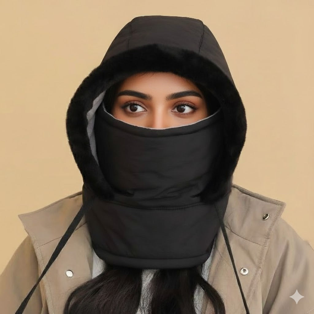 Icone™ WinterCover 1+1 GRATIS: Verstelbaar Warm Winddicht Winter Gezichtsbedekking Muts