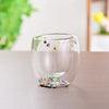 CrystalMug - Dubbel Gelaagd Creatief Glas Mokken