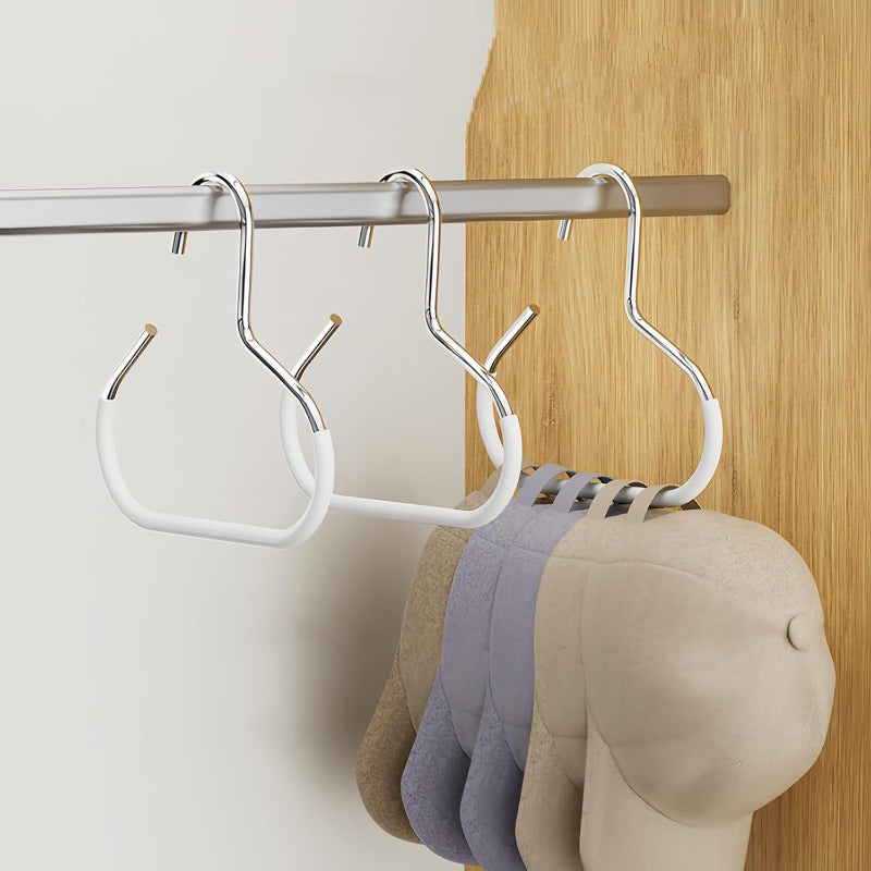 GlideHold® ClosetRing 10+10 GRATIS: Open Ring Ruimtebespaarder Kast Hanger