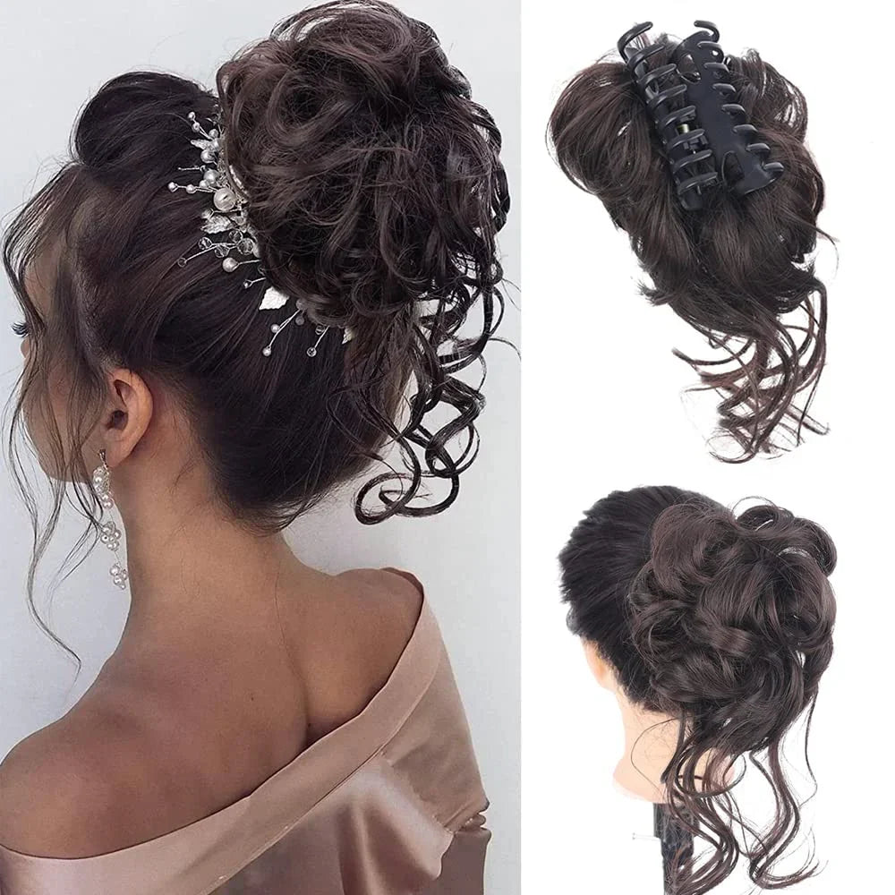 Rose® CurlyBun: Instant Krullend Bun Haar Klem