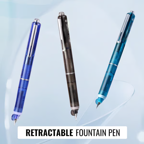 FountainPen - Intrekbare En Navulbare Vulpen Met Inktpatronen