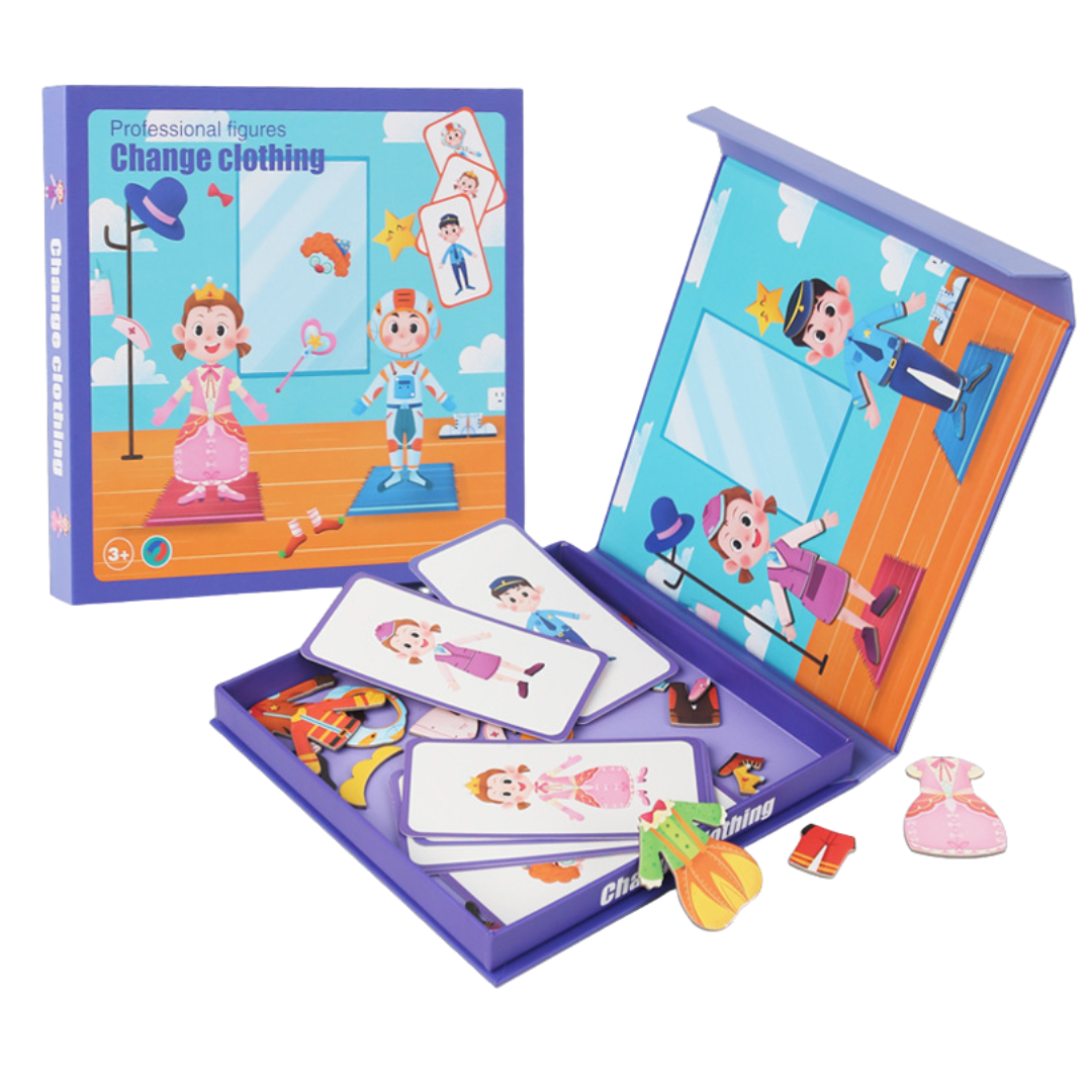 Kletshuts™ CharacterPuzzle: Interactief Verandering Karakter Puzzel Spel Set Speelgoed