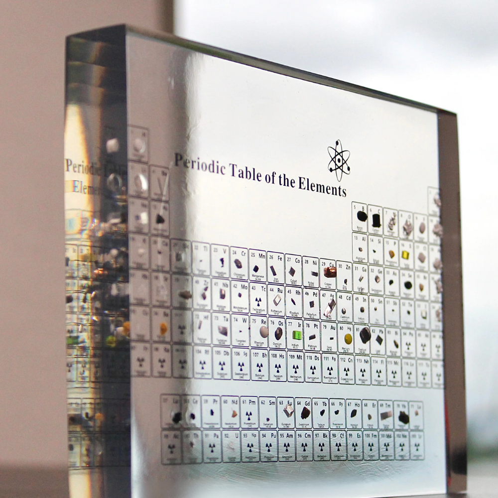 Ledsen™ PeriodicTable:  Glas Periodiek Tabel Elementen Met Licht